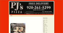 Desktop Screenshot of pjspizzawatertown.com